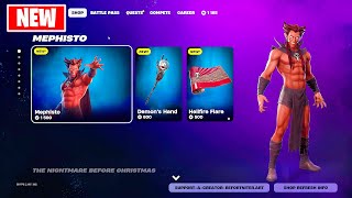 NEW Mephisto Bundle in Item Shop Fortnite [upl. by Tarr]