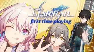 First time playing honkai starrail😃 [upl. by Htebyram]