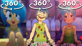 360º VR Joy is getting crazy Compilation  villain Joy • INSIDE OUT 2 [upl. by Nohsal341]