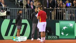 Rafael Nadal vs Juan Martín del Potro TIE BREAK 4TH SET  Davis Cup Final [upl. by Hannibal]