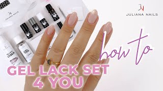 Gel Lack Set 4 YOU  Vegan hema frei lösungsmittelfrei und hypoallergen  Juliana Nails [upl. by Brok]