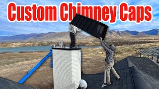 Building Custom Chimney Caps for a Custom Home [upl. by Afihtan647]