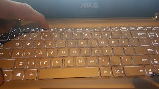 How to Turn OnOff Keyboard Back light And Screen Brightness Asus Laptops [upl. by Ailecra]