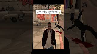 Bro is in the state of hysteria 😁  GTA San Andreas gta gtasanandreas reels reel shorts short [upl. by Adnalro]