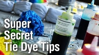 Super Secret Tie Dye Technique [upl. by Aremaj]