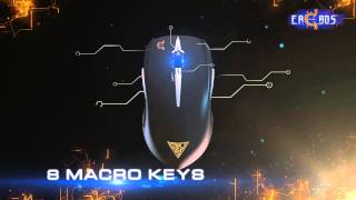 GAMDIAS EREBOS LAser Gaming Mouse The Smooth Weapon [upl. by Nehttam311]