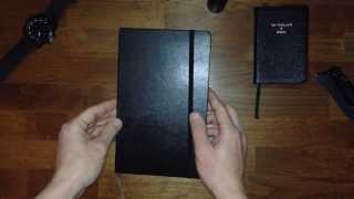 Moleskine Ruled Notebook Large Size Hardcover Review [upl. by Znarf]