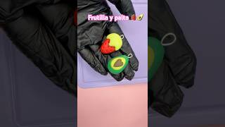 frutas fruit frutilla aguacate porcelanafria diy short [upl. by Fillian]