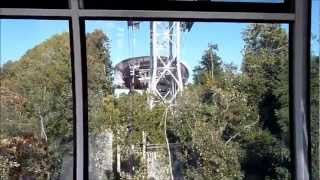 Koblenz Seilbahn übern Rhein  mit Glasbodenblick [upl. by Seditsira]