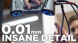 How to 3D Scan EXTREME Detail  10 microns  Freescan Combo Partial HD Mode  2023 [upl. by Liemaj]