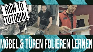 Tutorial Richtig Folieren lernen mit Möbelfolien SchrittfürSchrittAnleitung [upl. by Margaux]