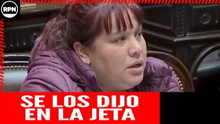 Diputada cartonera le cantó las 40 al Congreso quotEstas leyes no le cambia la vida a la gentequot [upl. by Omsare]