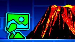 I created a SUPERVOLCANO in Geometry Dash [upl. by Aita]