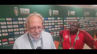 Tom Saintfeit final interview as Gambias head coach [upl. by Oberheim735]