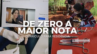 A minha trajetória para alcançar a MAIOR NOTA na ANÁLISE CURRICULAR da residência [upl. by Eirojam262]