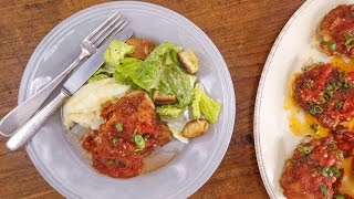 Jacques Pepins Chicken in Garlic Vinegar and Tomatoes [upl. by Ysak]