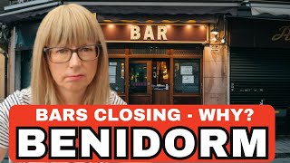 WHY ALL THESE BARS CLOSED in Benidorm in WINTER [upl. by Lawry941]