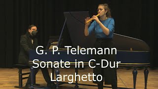 GP Telemann  Sonate in CDur TWV 41C5 Larghetto [upl. by Nednerb]