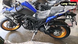 2021 Colove 500X Blue color  Daytona Maverick 500 Rival of Benelli TRK 502 [upl. by Yenar288]