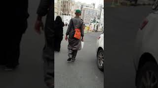 Walk from Al Massa hotel to the Haram Courtyard in Makkah 20181030105449mp4 [upl. by Ollie872]