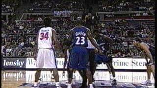 Michael Jordans Very First Game as a Wizard Preseason 20012002 [upl. by Anilec681]