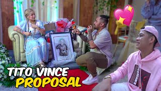 Tito Vince PROPOSAL KAY MOMMY TONI FOWLER SURPRISE [upl. by Sheepshanks]