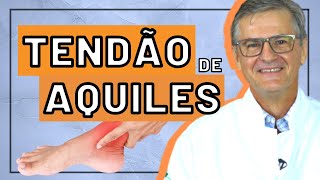 TENDINITE DO CALCÂNEO  Tratamento e Exercícios Domiciliares [upl. by Zanas670]