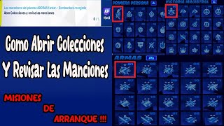 Donde Abrir Colecciones Y Revisar Las Menciones  Fortnite [upl. by Nav]