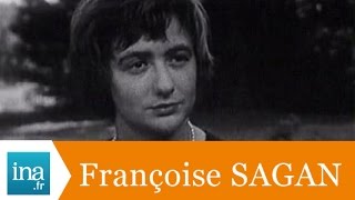 Françoise Sagan dans 5 Colonnes à la Une  Archive INA [upl. by Radburn124]