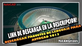 Cambiar Idioma o Lenguaje a tu AutoCAD 2013 [upl. by Wasserman]