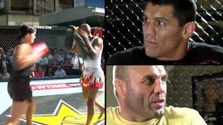 Randy Couture amp Gina Carano PreFight Training [upl. by Mastic]