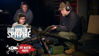 Machine Gun Vs BMW  Guy Martins Spitfire  Guy Martin Proper [upl. by Kolodgie]