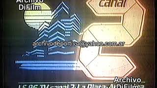 ID Canal 2 LS 86 TV Canal 2 La Plata Argentina  DiFilm 1986 [upl. by Aytida524]