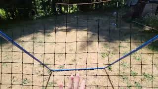 ANYTHING SPORTS 4x7 FT Volleyball Rebounder Review Works great [upl. by Yrok]