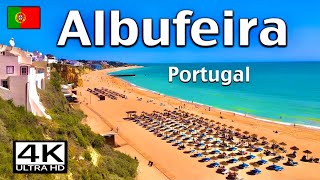 Albufeira Portugal Walking Tour 4K Ultra HD [upl. by Ecire750]