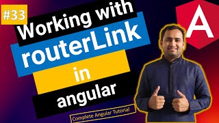 routerLink in Angular  Angular Tutorial [upl. by Reinhard]