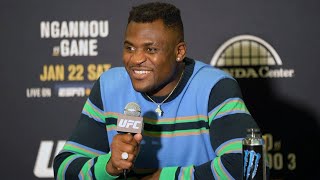 Francis Ngannou Details Knocking Out Ciryl Gane in Sparring Years Ago  UFC 270 [upl. by Tade]