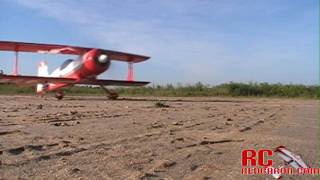 SebArt PittS Python 50E 3D BiPlane Maiden Fun Fly [upl. by Ardisi682]