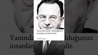 Erich Fromm Aslında servetinizfelsefe [upl. by Atiekahs]