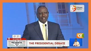 Kenya Kwanza Presidential candidate William Ruto on Presidential Debate 2022 [upl. by Trant]