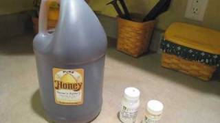 How to make simple mead honey wine [upl. by Eleaffar]