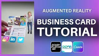 Augmented Reality Business Card TUTORIAL for web [upl. by Dorena]