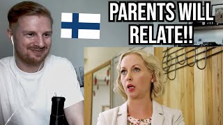 Reaction To Siskonpeti  Kasvatuspuntari Pään sisällä Finnish Comedy [upl. by Ttegirb]