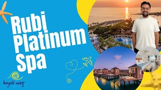 Hotel in Alanya Avsallar  Rubi Platinum Spa Resort amp Suites  Reise Vlog mit haydiwegde [upl. by Yeliw]