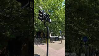 Wandsworth York Road A3205 PEEK Elite Traffic Lights Toucan Crossing [upl. by Rehptsirhc582]