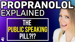 Propranolol For Anxiety  5 MUST KNOW Facts [upl. by Griffin931]