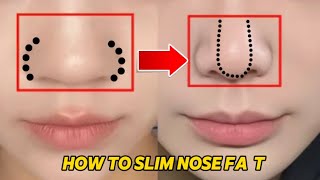 Best Exercise for Nose  Lose Nose FatNose Slimming Get Perfect Nose Reshaping Exercise at Home [upl. by Kabab]