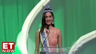 Miss World Manushi Chhillars Full Speech At ET Womens Forum [upl. by Niarda]