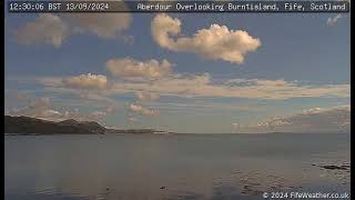 13 September 2024  Aberdour WeatherCam Timelapse [upl. by Auburn]