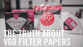 The Truth About V60 Filter Papers [upl. by Amlev]